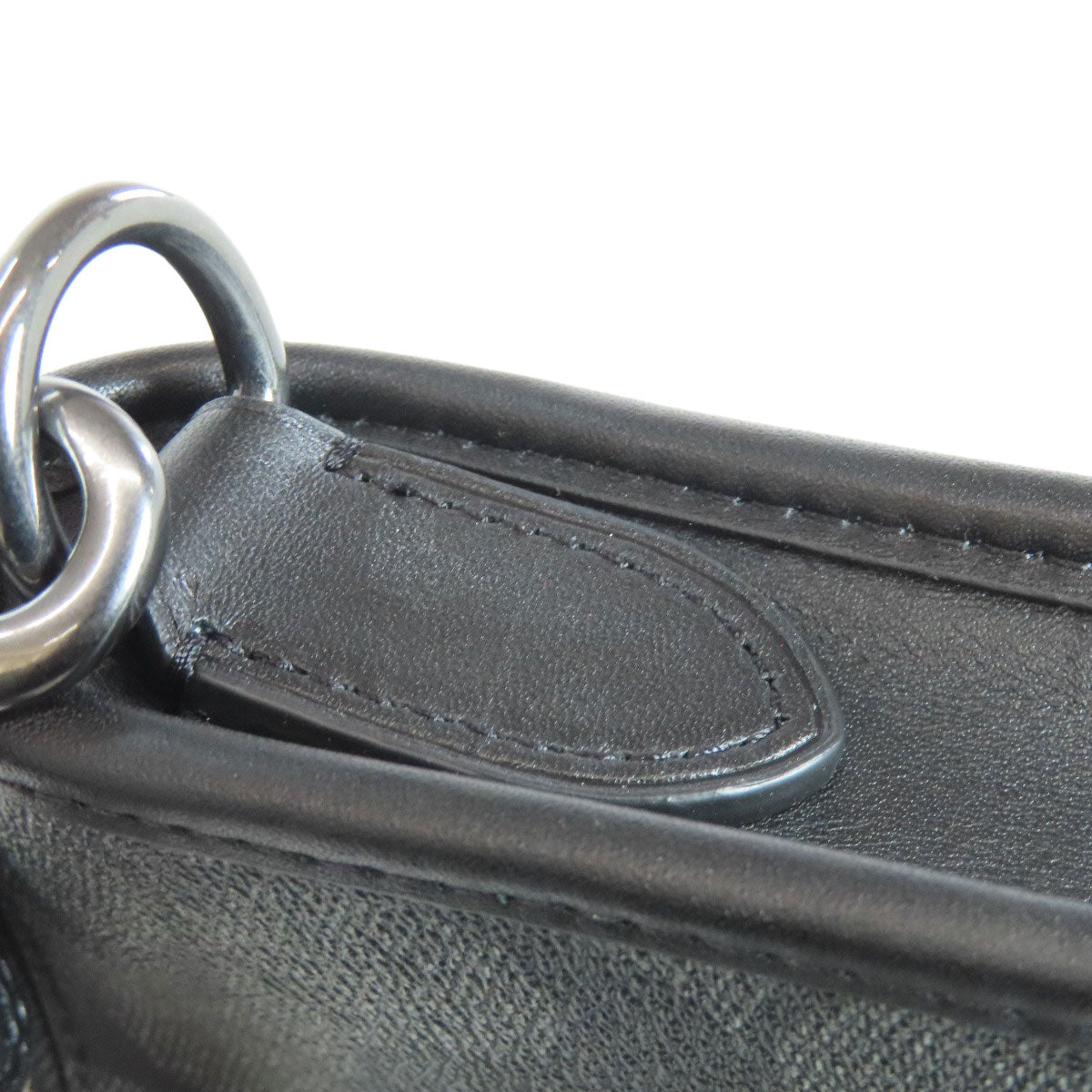 Coach Shoulder Bag C8141 Pvc Black Signature Women