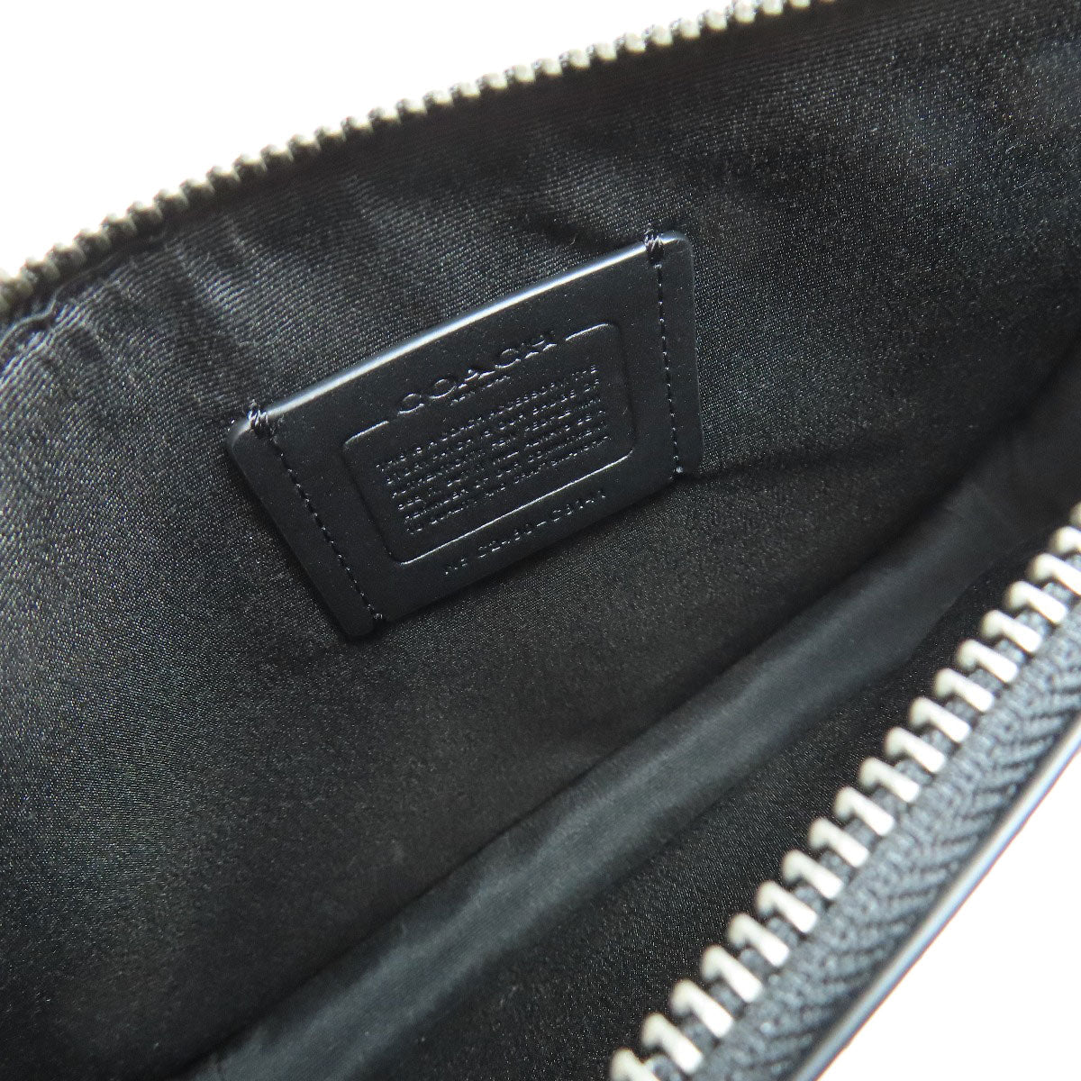 Coach Shoulder Bag C8141 Pvc Black Signature Women