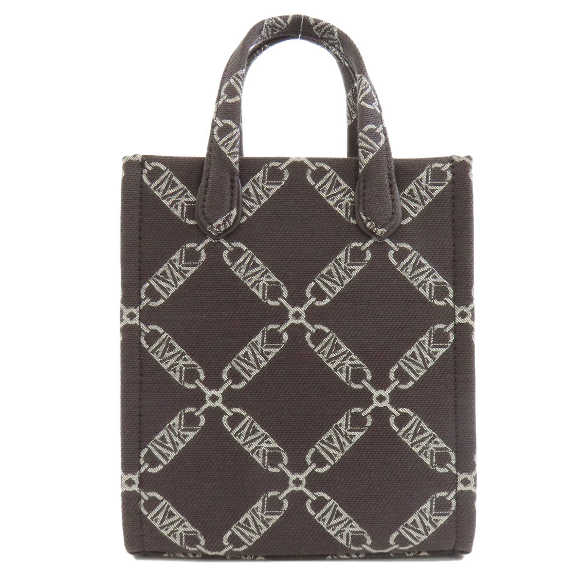 Michael Kors Handbag Canvas Brown Gigi 2Way Women