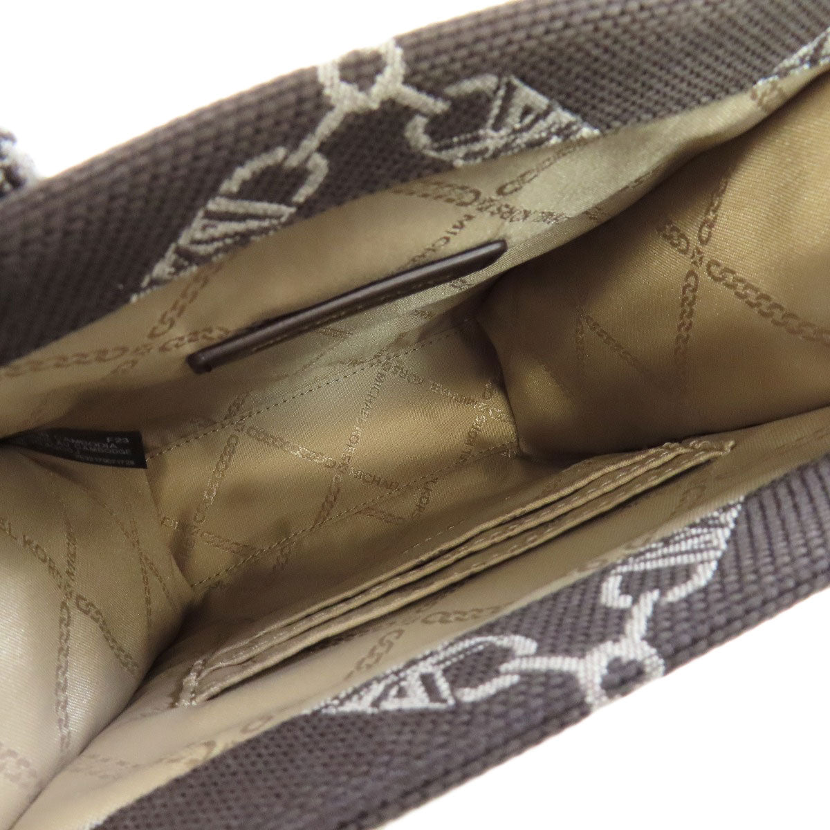 Michael Kors Handbag Canvas Brown Gigi 2Way Women
