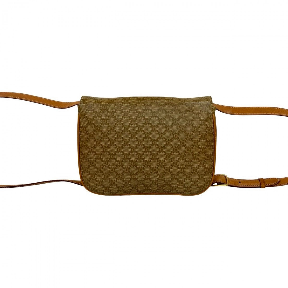 Celine Shoulder Bag Leather Brown