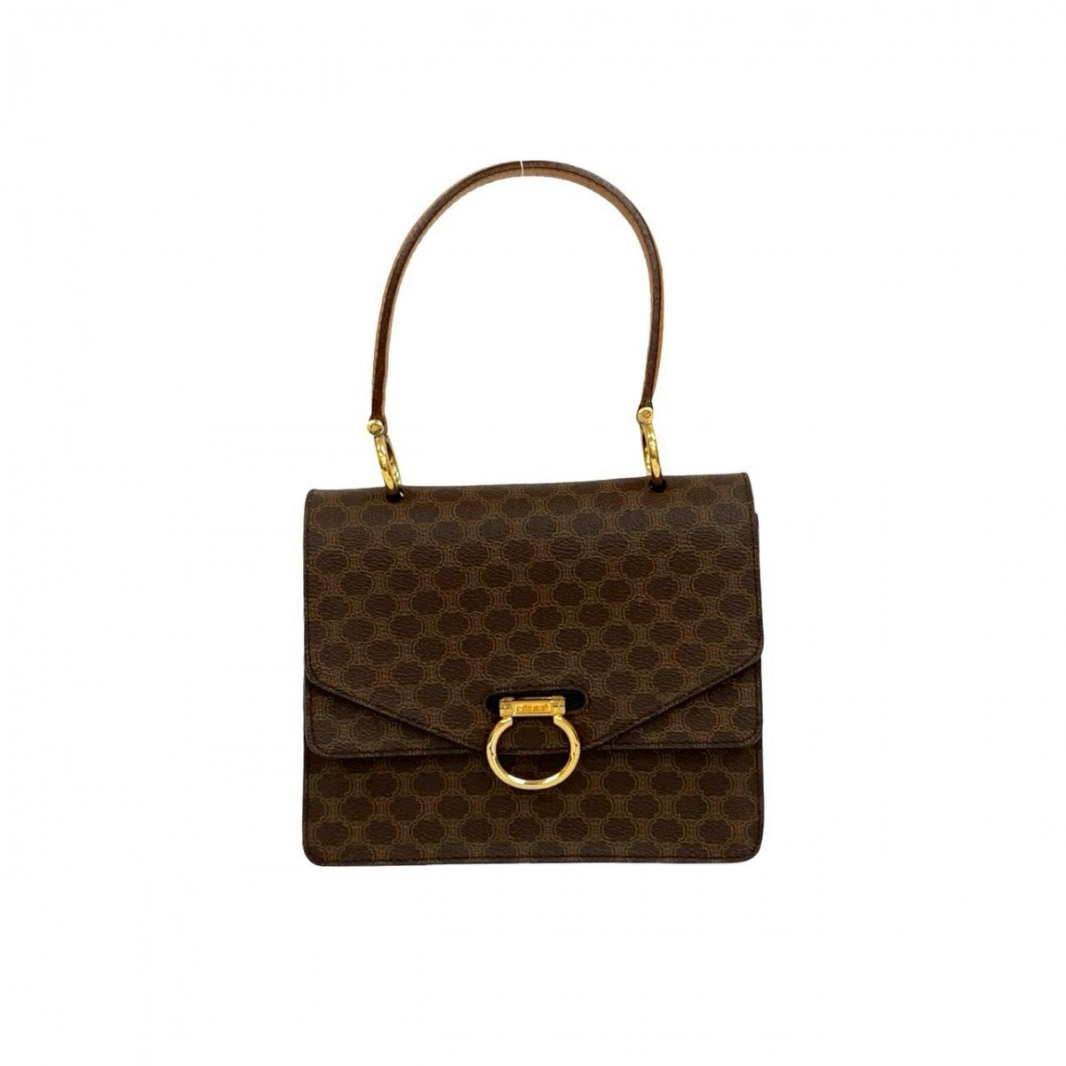 Celine Handbag Leather Brown