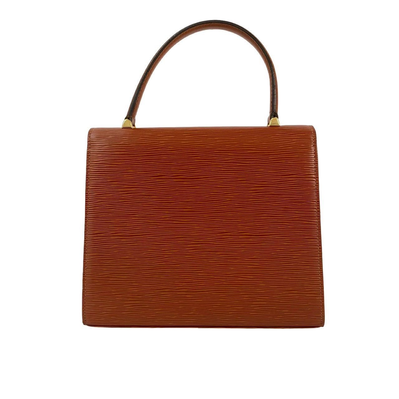 Louis Vuitton Handbag Epi Leather Brown Epi Malesherbes