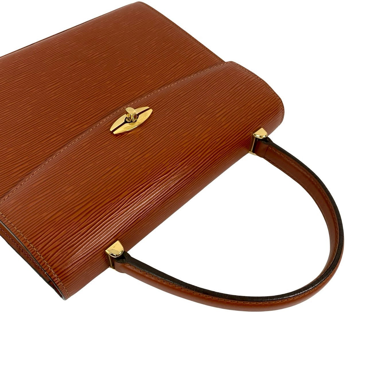 Louis Vuitton Handbag Epi Leather Brown Epi Malesherbes