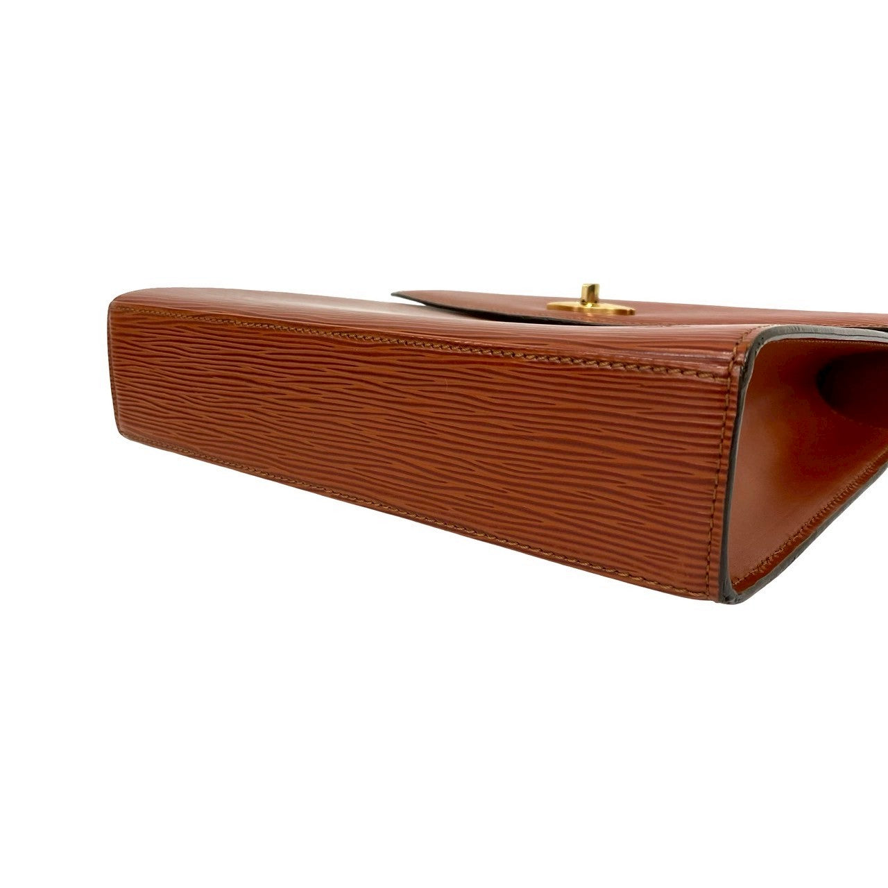 Louis Vuitton Handbag Epi Leather Brown Epi Malesherbes