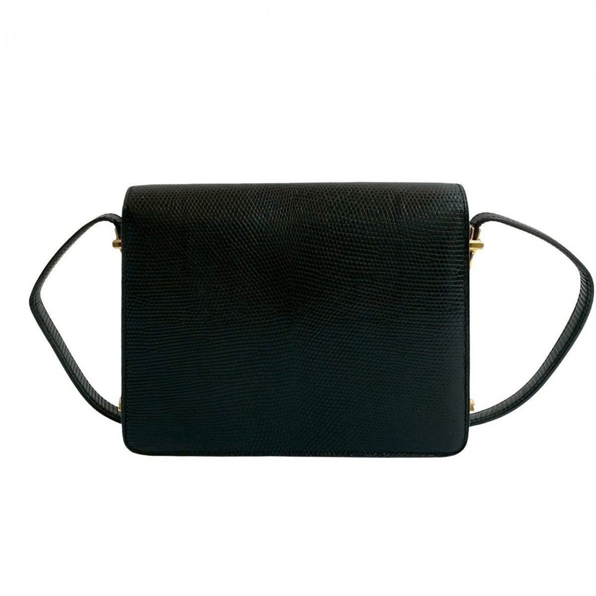 Celine Shoulder Bag Leather Black