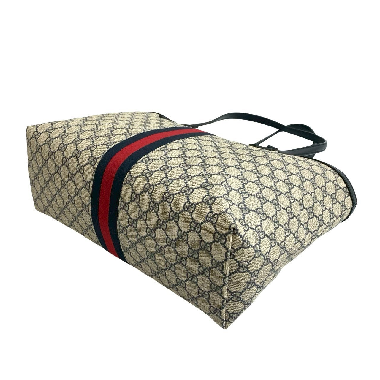 Gucci Tote Bag Leather Navy Ofidia