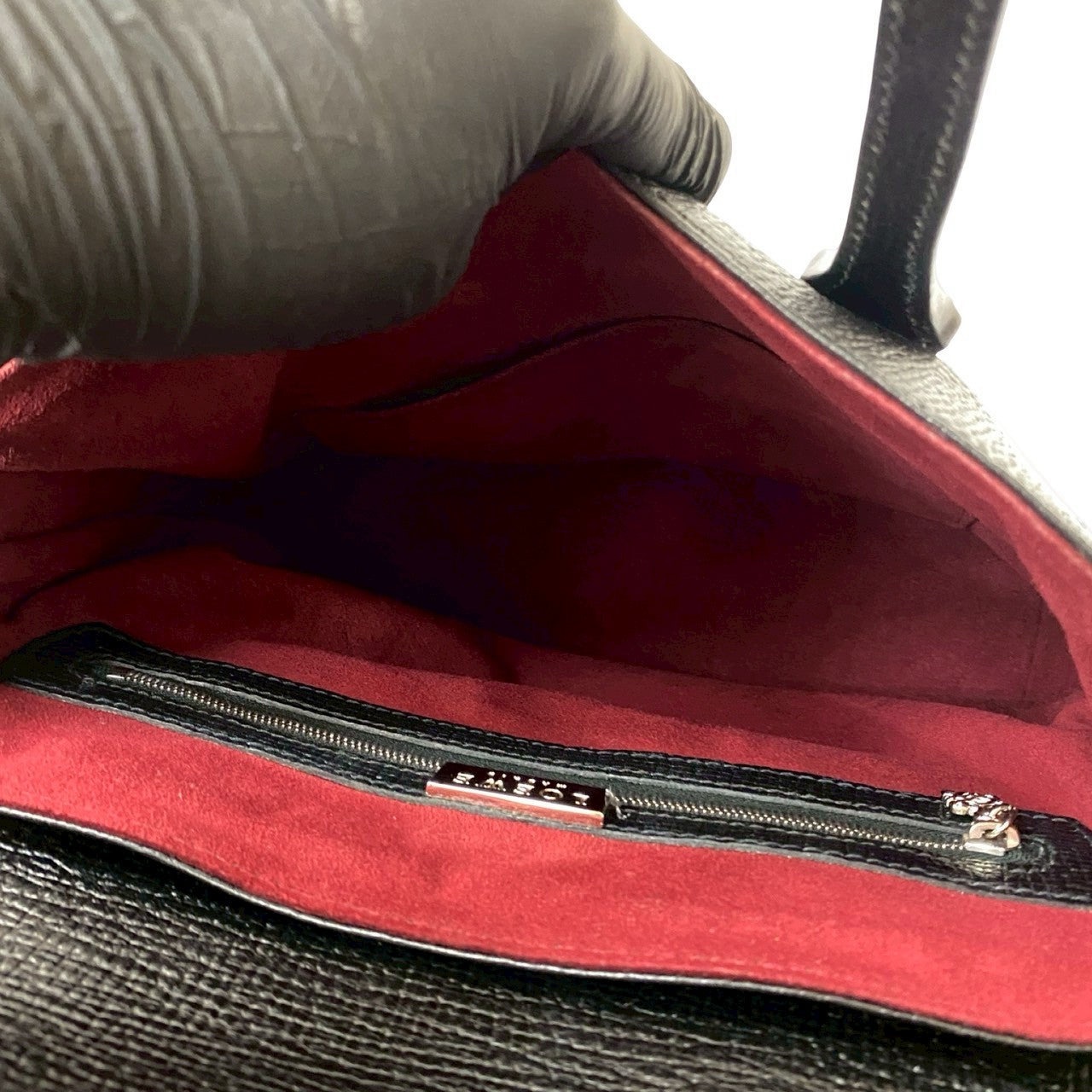 Loewe Handbag Leather Black