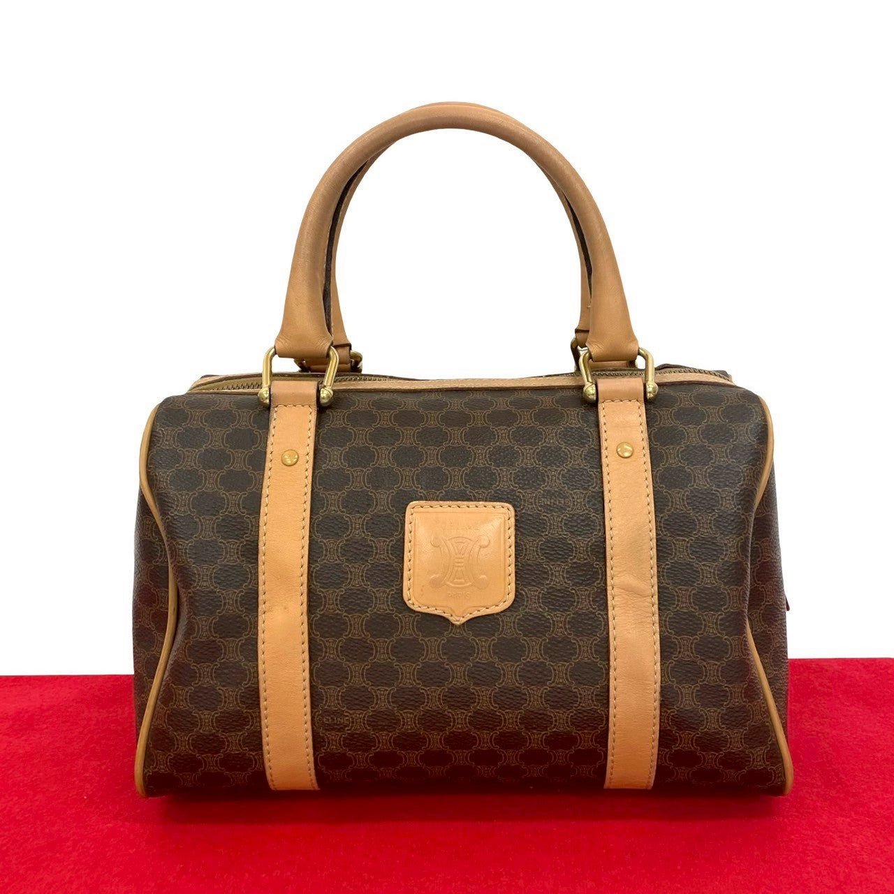 Celine Handbag Leather Brown