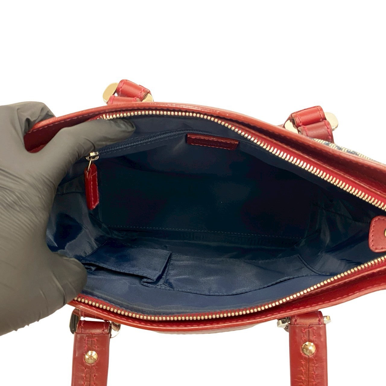 Dior Handbag Canvas Navy