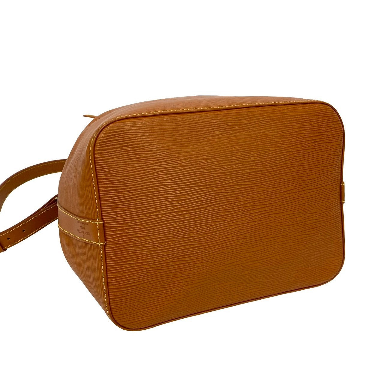 Louis Vuitton Shoulder Bag Leather Brown Epi Petit Noe