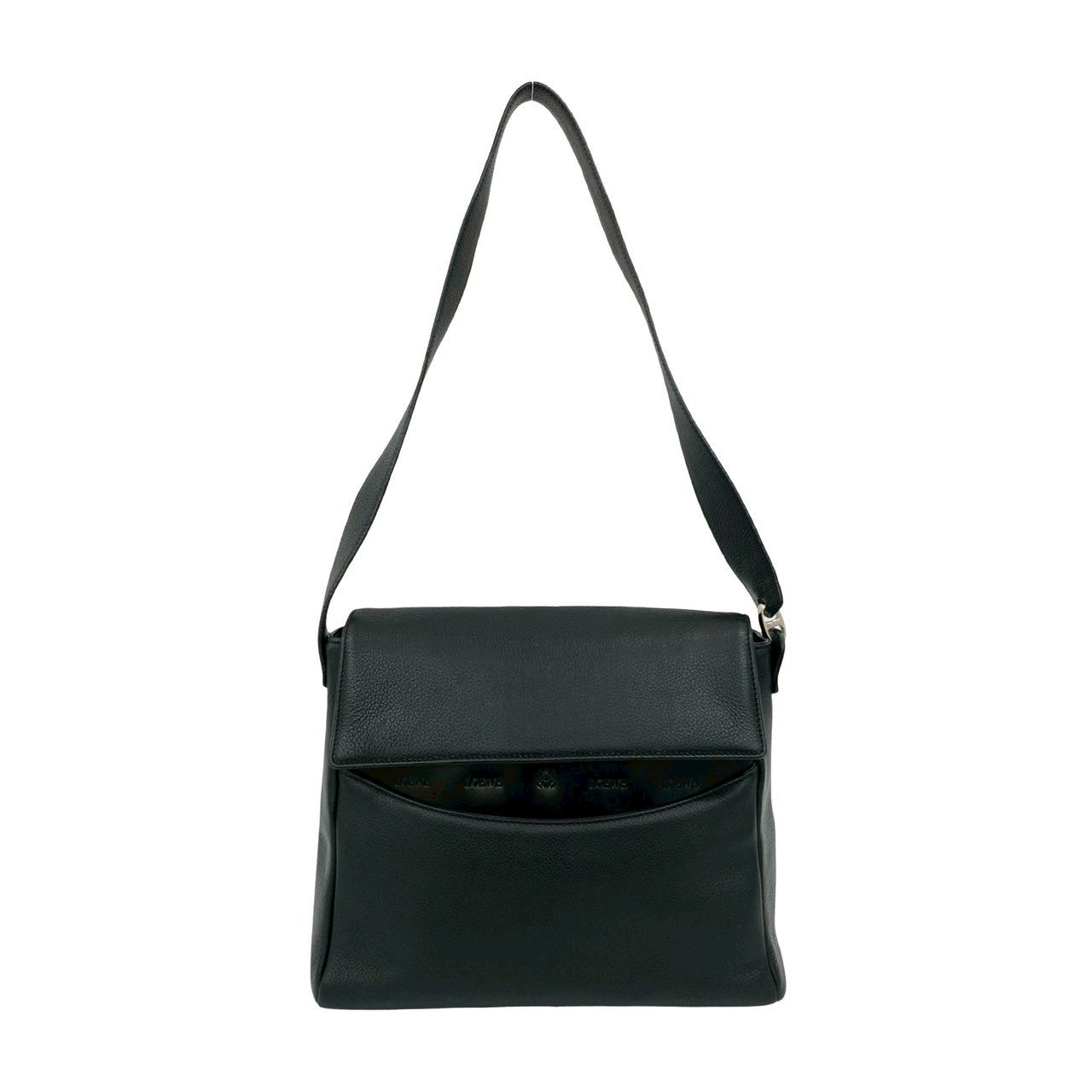 Loewe Shoulder Bag Leather Black