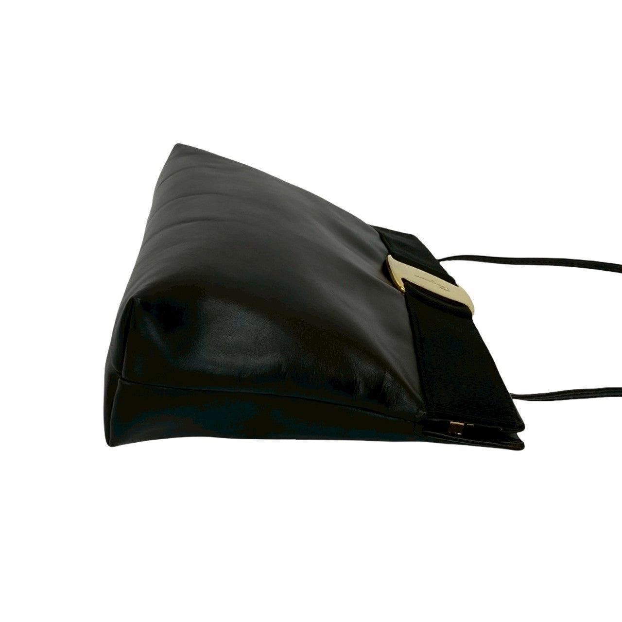 Salvatore Ferragamo Shoulder Bag Leather Black