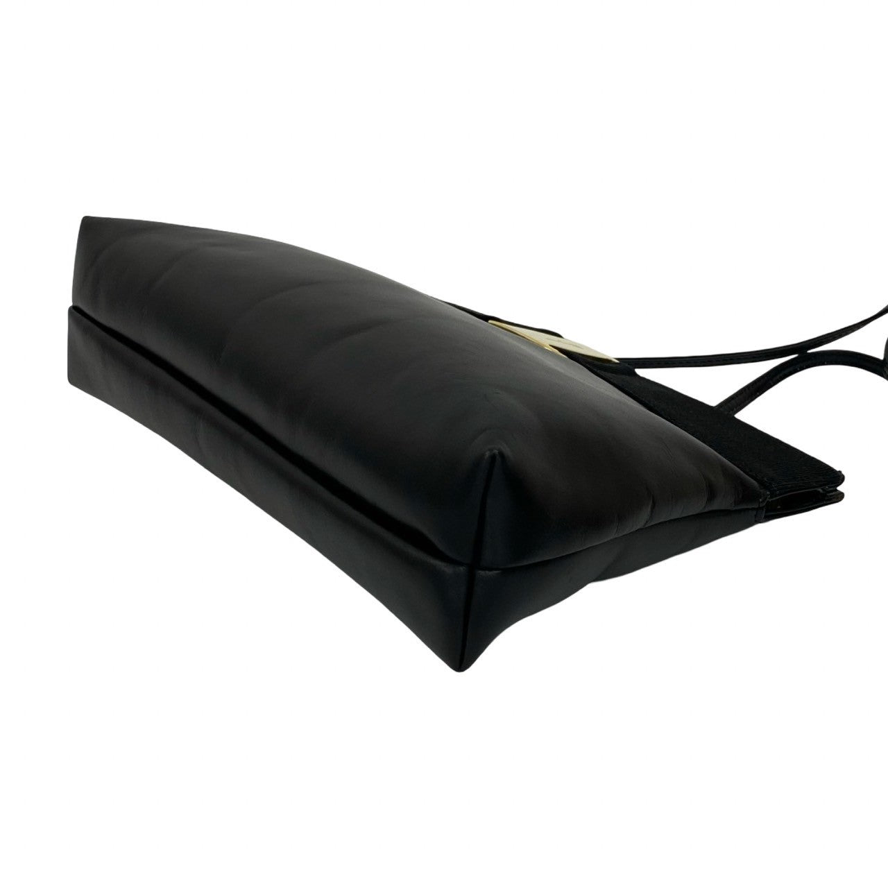 Salvatore Ferragamo Shoulder Bag Leather Black