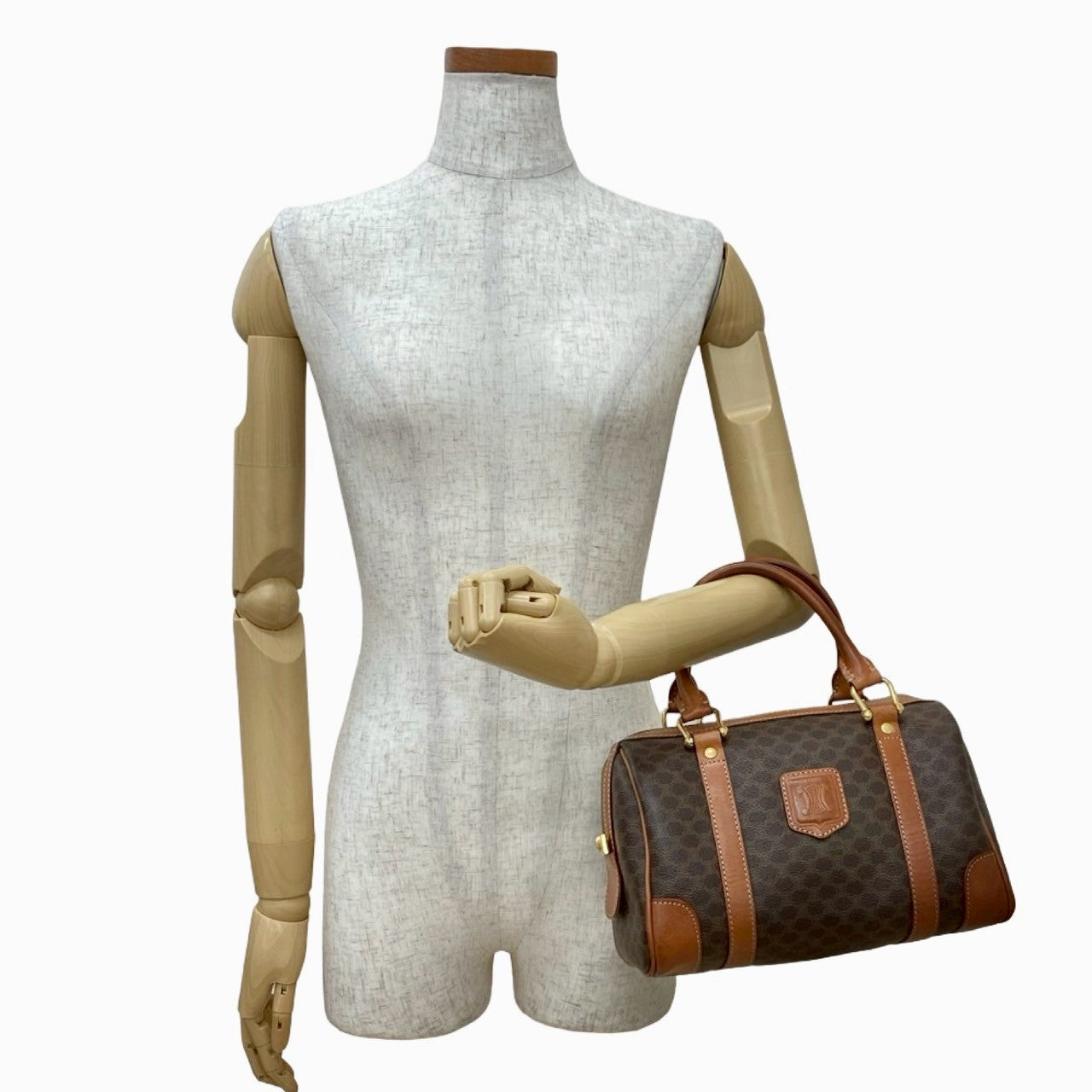 Celine Handbag Leather Brown