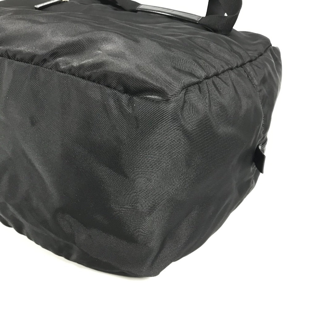 Gucci Boston Duffel Bag 012E0389 Nylon Black Logo Women(Unisex)