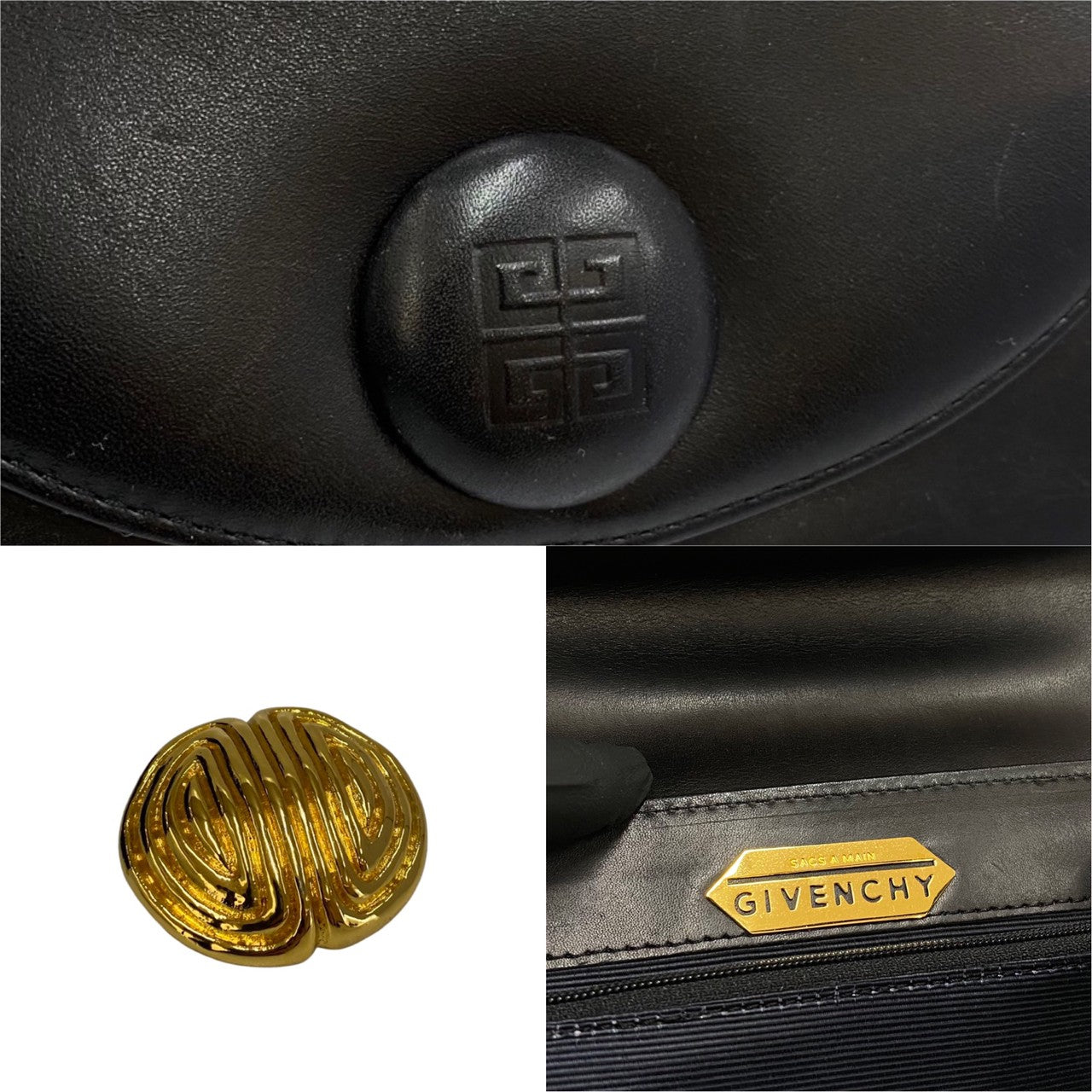 Givenchy Handbag Leather Black Women