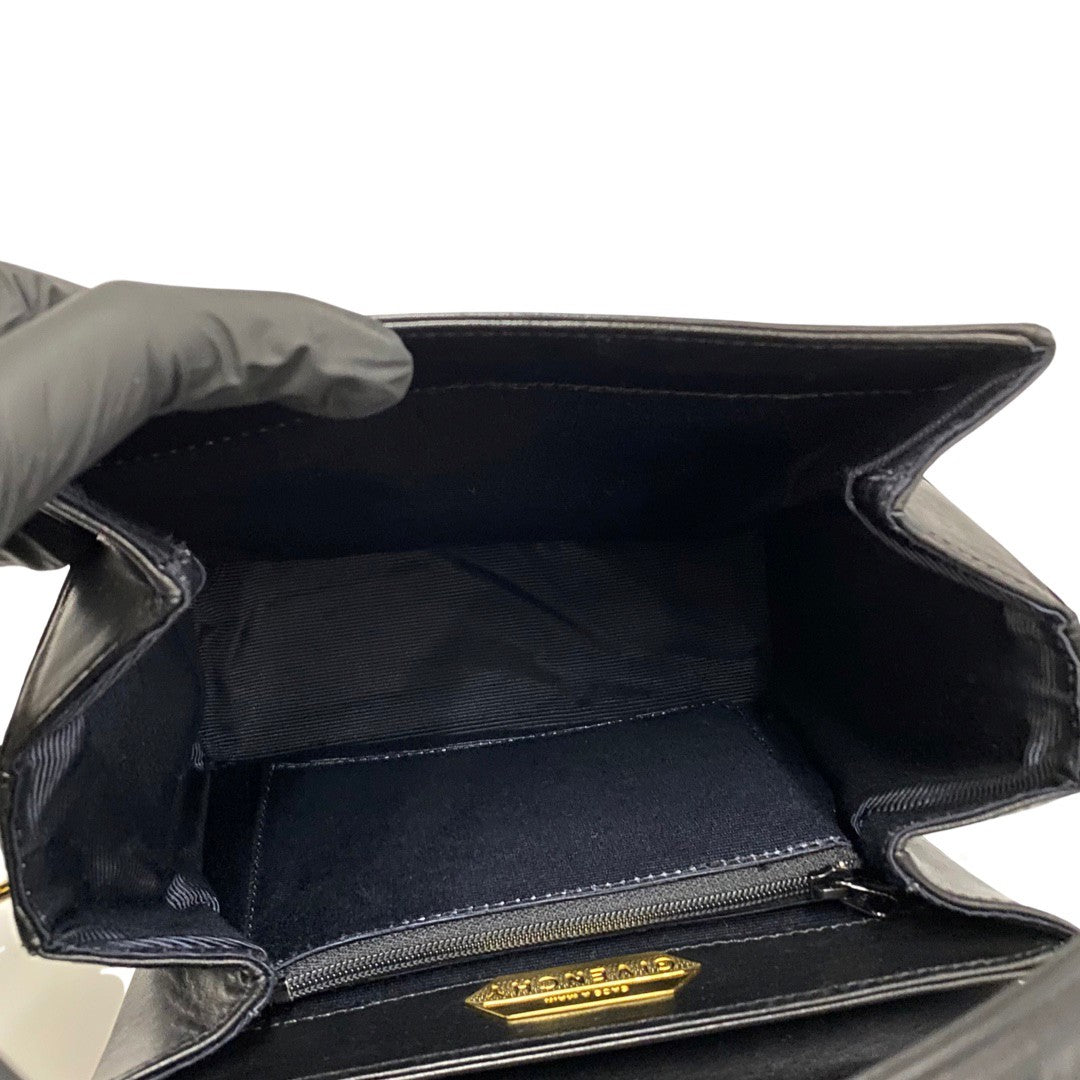 Givenchy Handbag Leather Black Women
