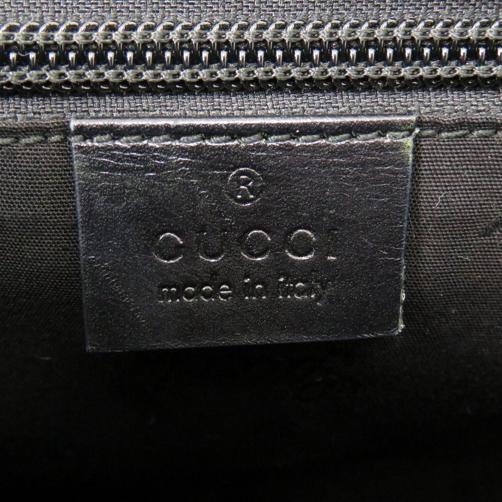 Gucci Shoulder Bag 201732 Pvc Coated Canvas Black Gg Implementation Messenger Bag Mens