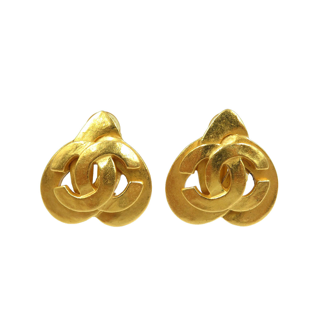 Chanel Earring Metal Gold Women