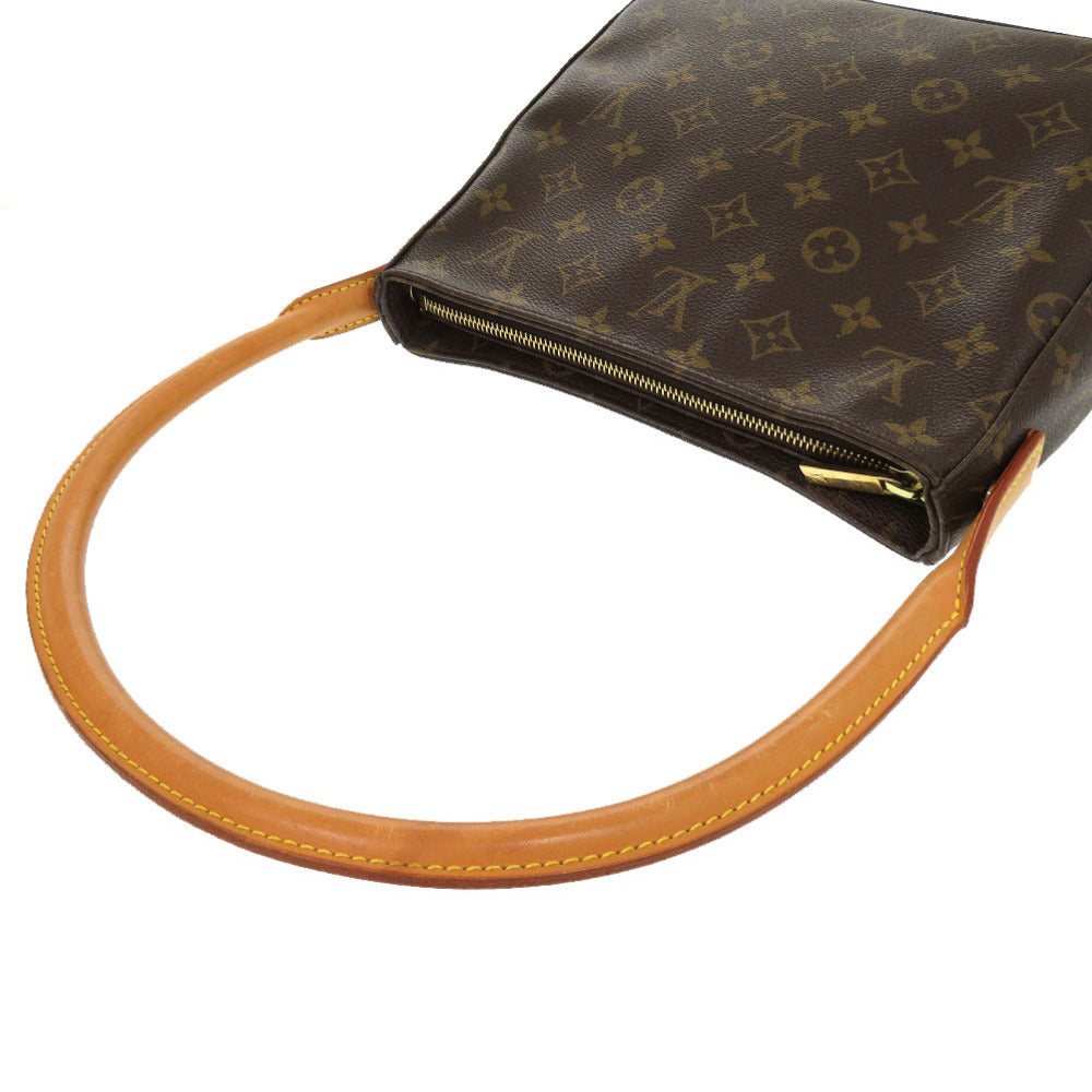 Louis Vuitton Shoulder Bag M51146 Monogram Canvas Brown Monogram Loopingmm Women