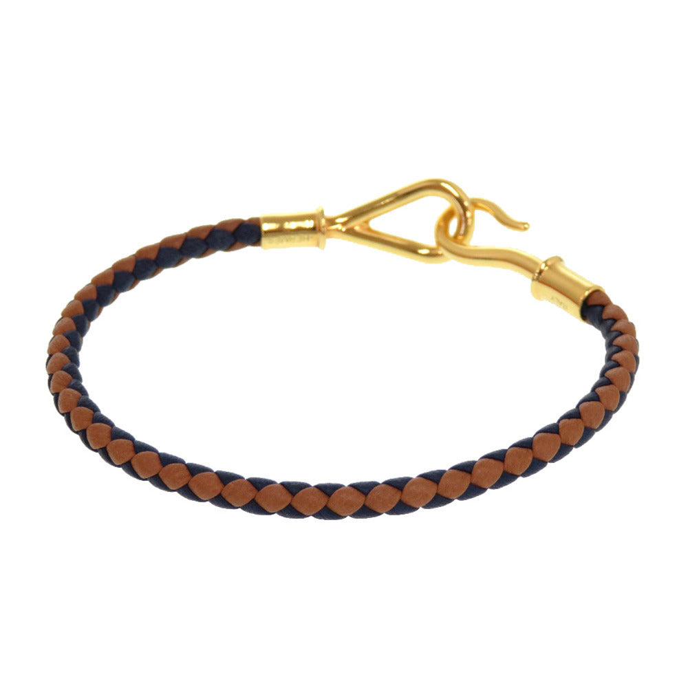 Hermes Bracelet Leather Brown Jumbo Bless Women