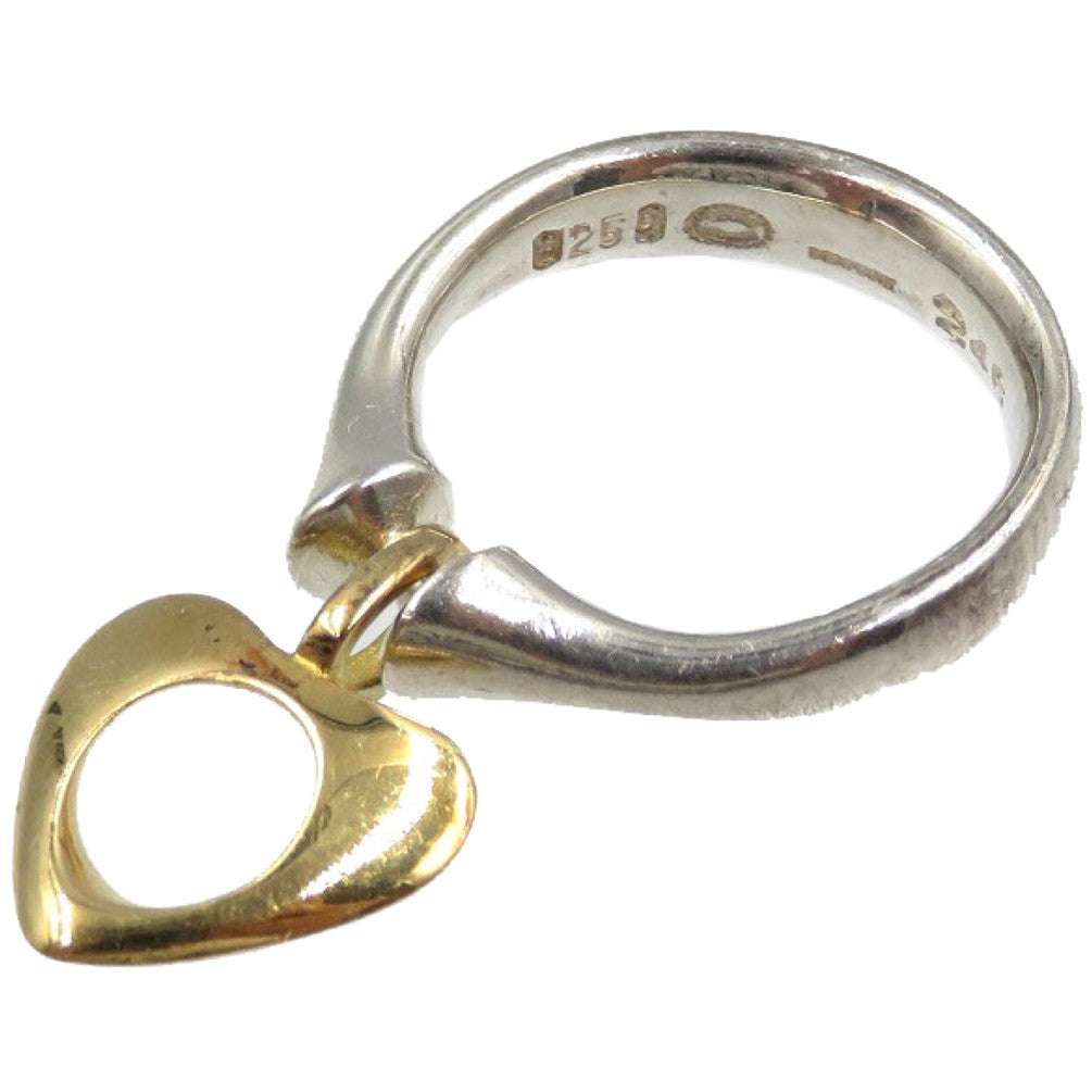 Georg Jensen Ring Silver925, K18 Gold Silver Women