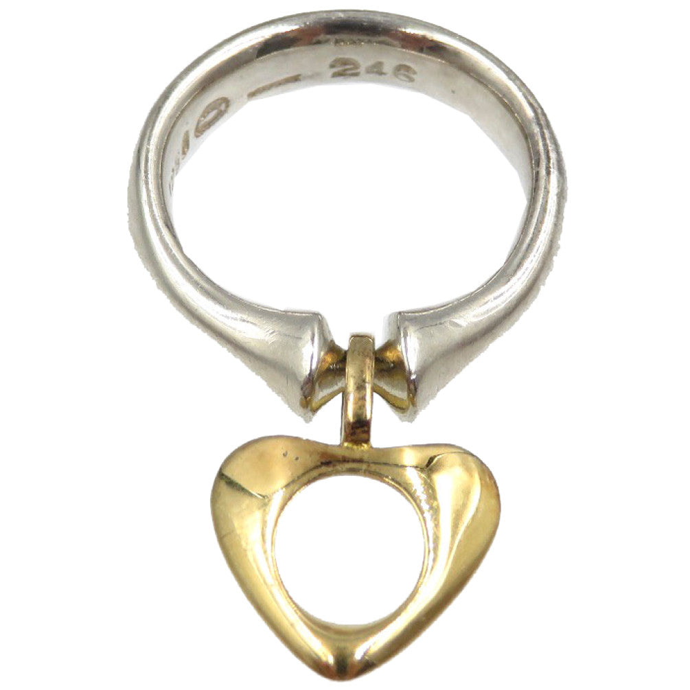 Georg Jensen Ring Silver925, K18 Gold Silver Women
