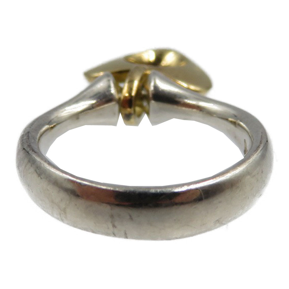 Georg Jensen Ring Silver925, K18 Gold Silver Women