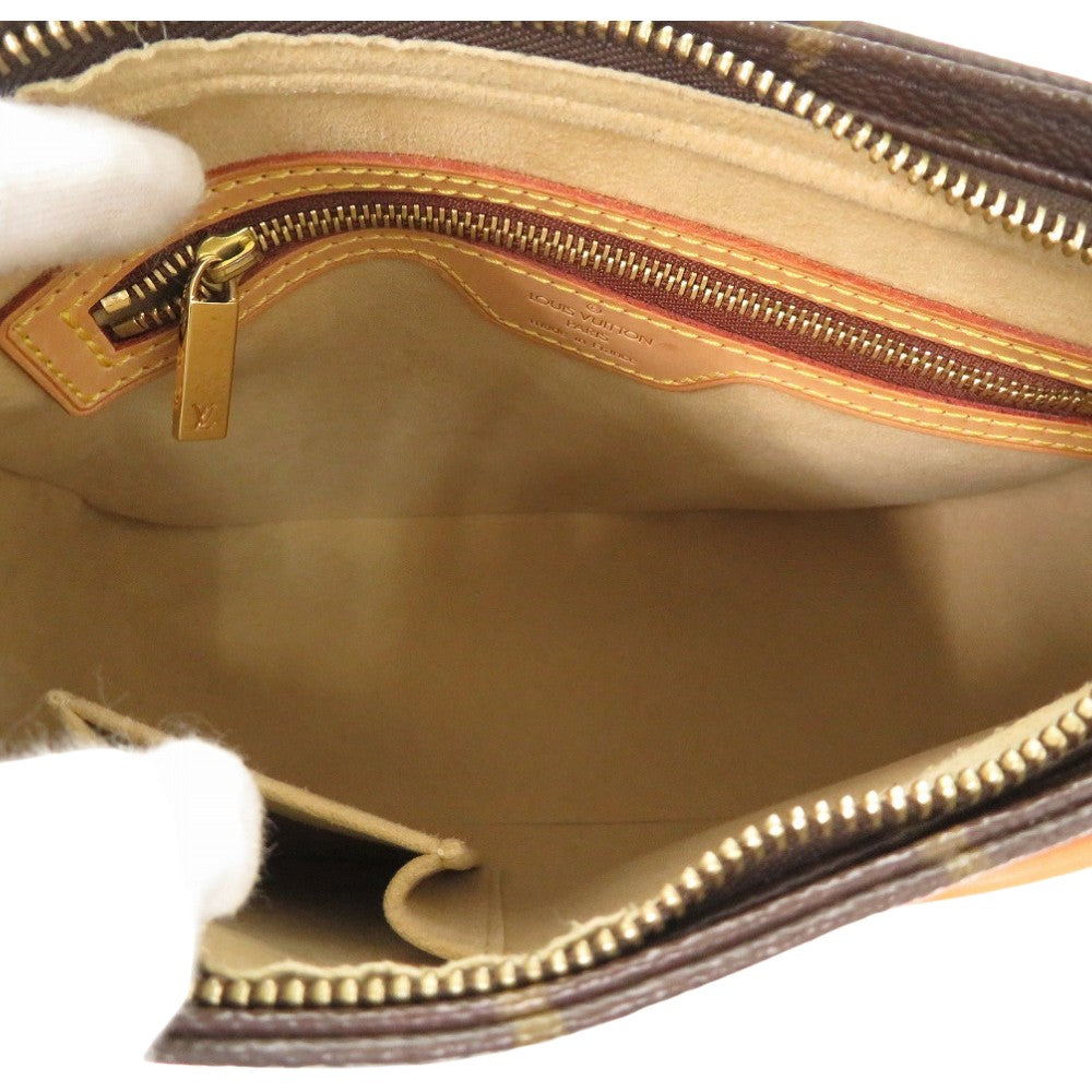 Louis Vuitton Shoulder Bag M51146 Monogram Canvas Brown Monogram Loopingmm Women