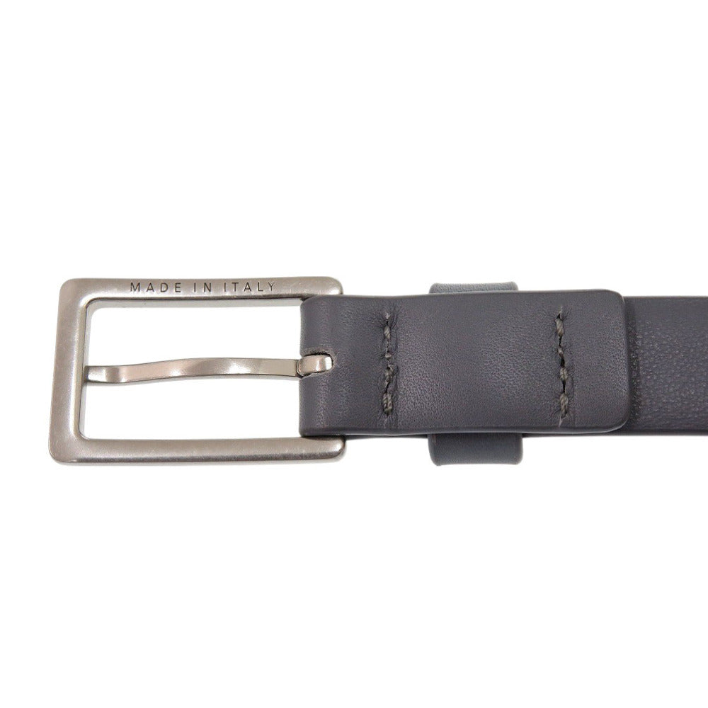 Bottegaveneta Belt 657167 Leather Gray Mens 100Cm