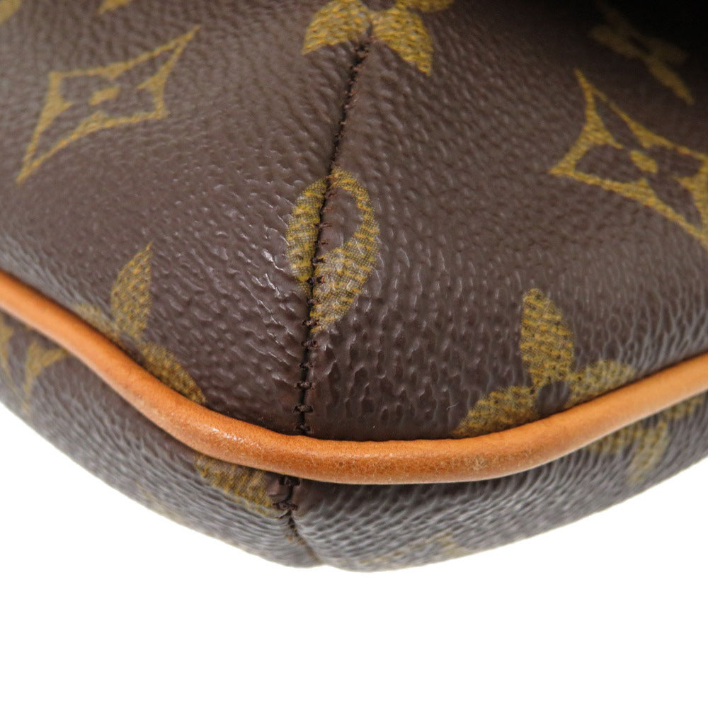 Louis Vuitton Shoulder Bag M51257 Monogram Canvas Brown Monogram Musette Tango Short Strap Women