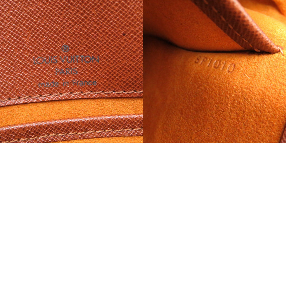 Louis Vuitton Shoulder Bag M51257 Monogram Canvas Brown Monogram Musette Tango Short Strap Women