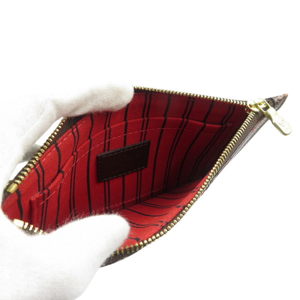 Louis Vuitton Pouch Damier Canvas Brown Damier Neverfull Pouch For Pm Women