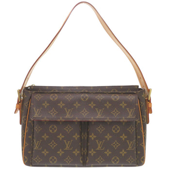 Louis Vuitton Shoulder Bag M51163 Monogram Canvas Brown Monogram Vivasite Gm Women