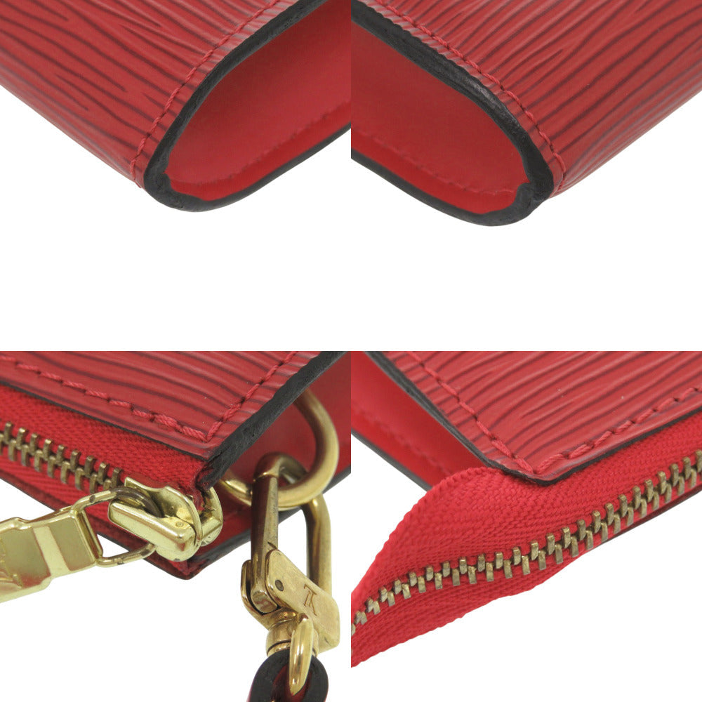 Louis Vuitton Handbag M52947 Epi Leather Castilian Red Epi Pochette Accessories Women