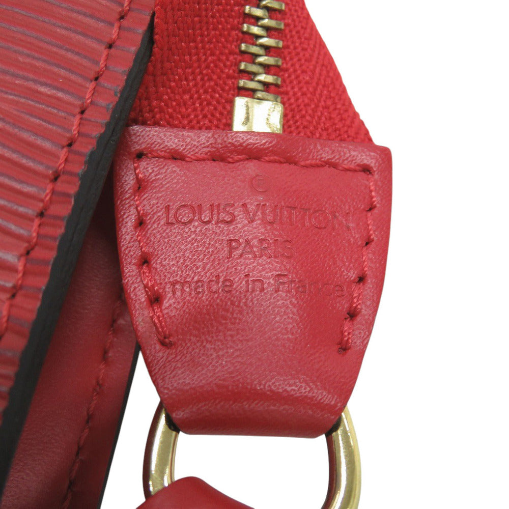 Louis Vuitton Handbag M52947 Epi Leather Castilian Red Epi Pochette Accessories Women