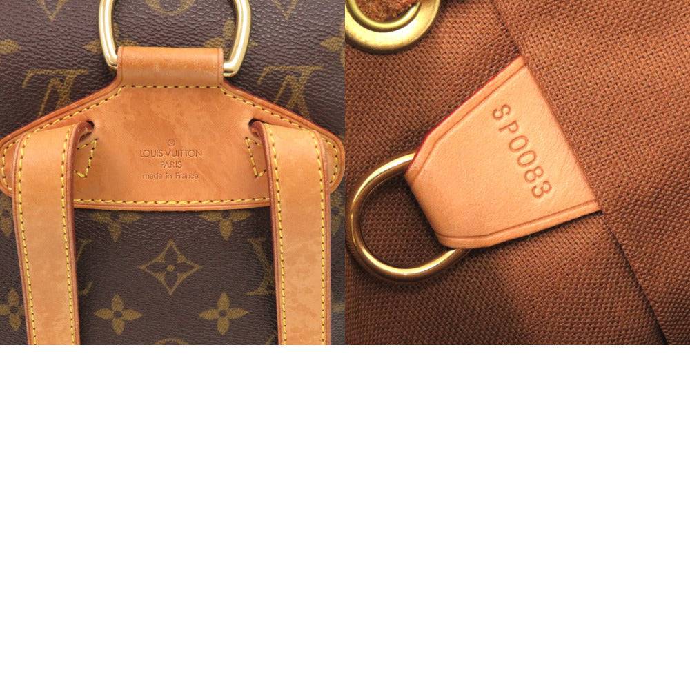 Louis Vuitton Backpack M51136 Monogram Canvas Brown Monogram Montsourismm Women