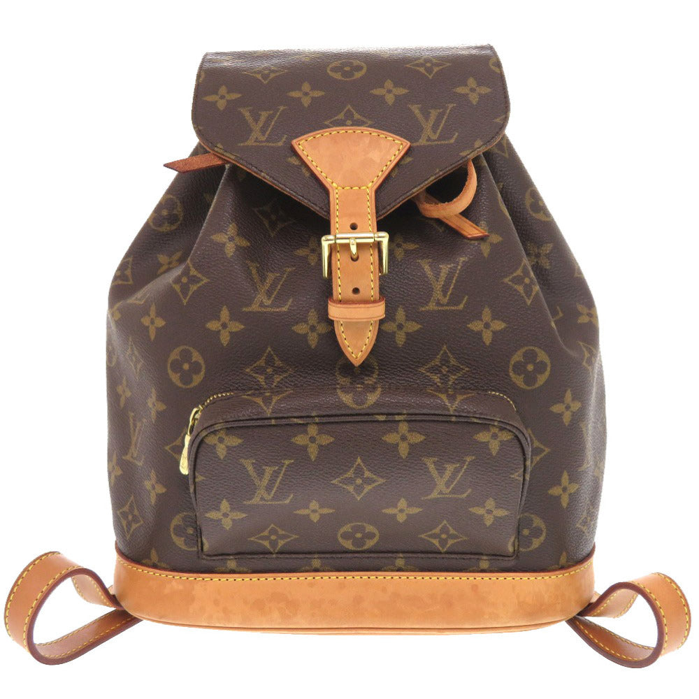 Louis Vuitton Backpack M51136 Monogram Canvas Brown Monogram Montsourismm Women