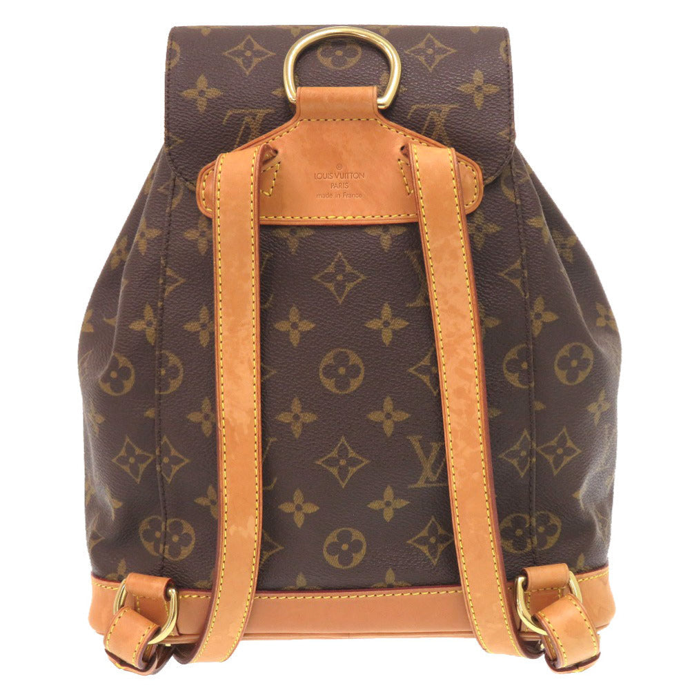 Louis Vuitton Backpack M51136 Monogram Canvas Brown Monogram Montsourismm Women