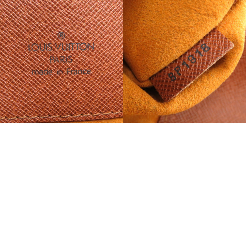 Louis Vuitton Shoulder Bag M51257 Monogram Canvas Brown Monogram Musette Tango Short Strap Women