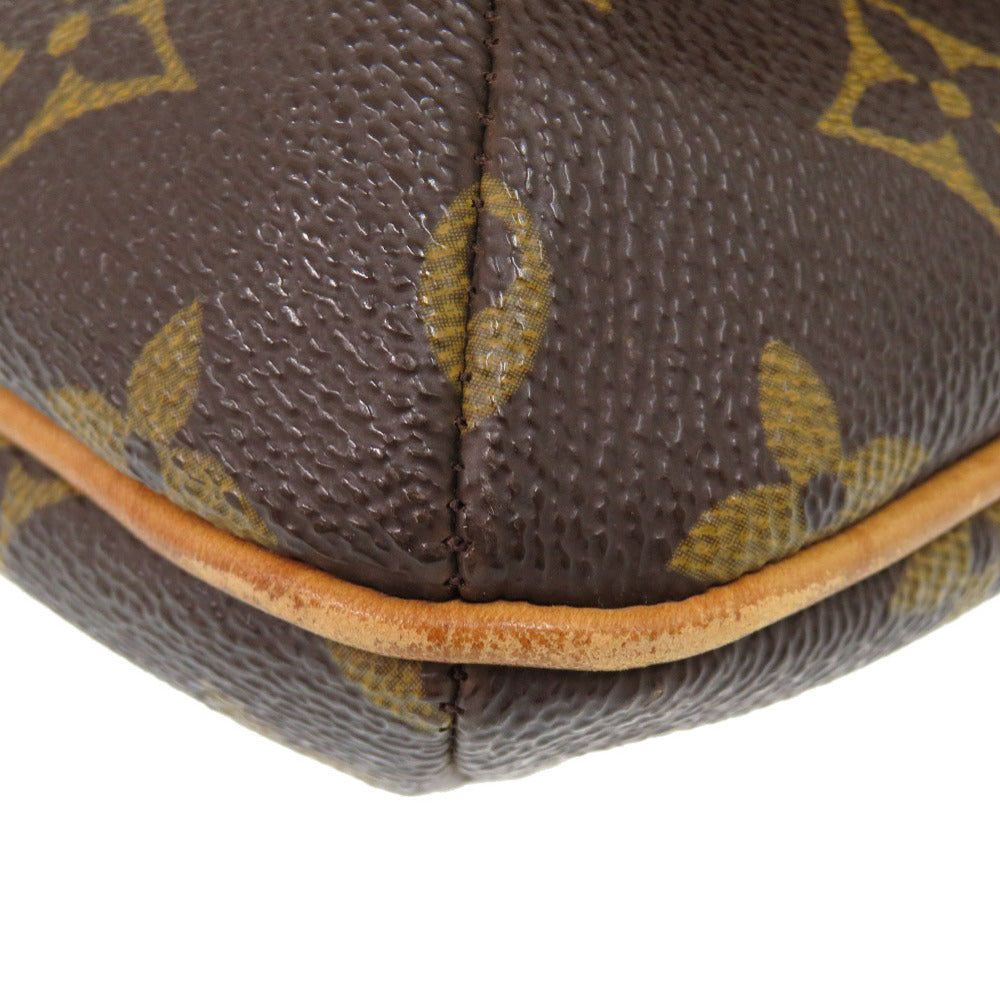 Louis Vuitton Shoulder Bag M51257 Monogram Canvas Brown Monogram Musette Tango Short Strap Women