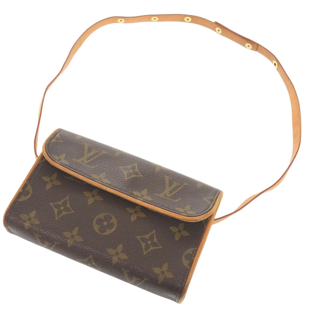 Louis Vuitton Waist Bag M51855 Monogram Canvas Brown Monogram Pochette Florentine Women