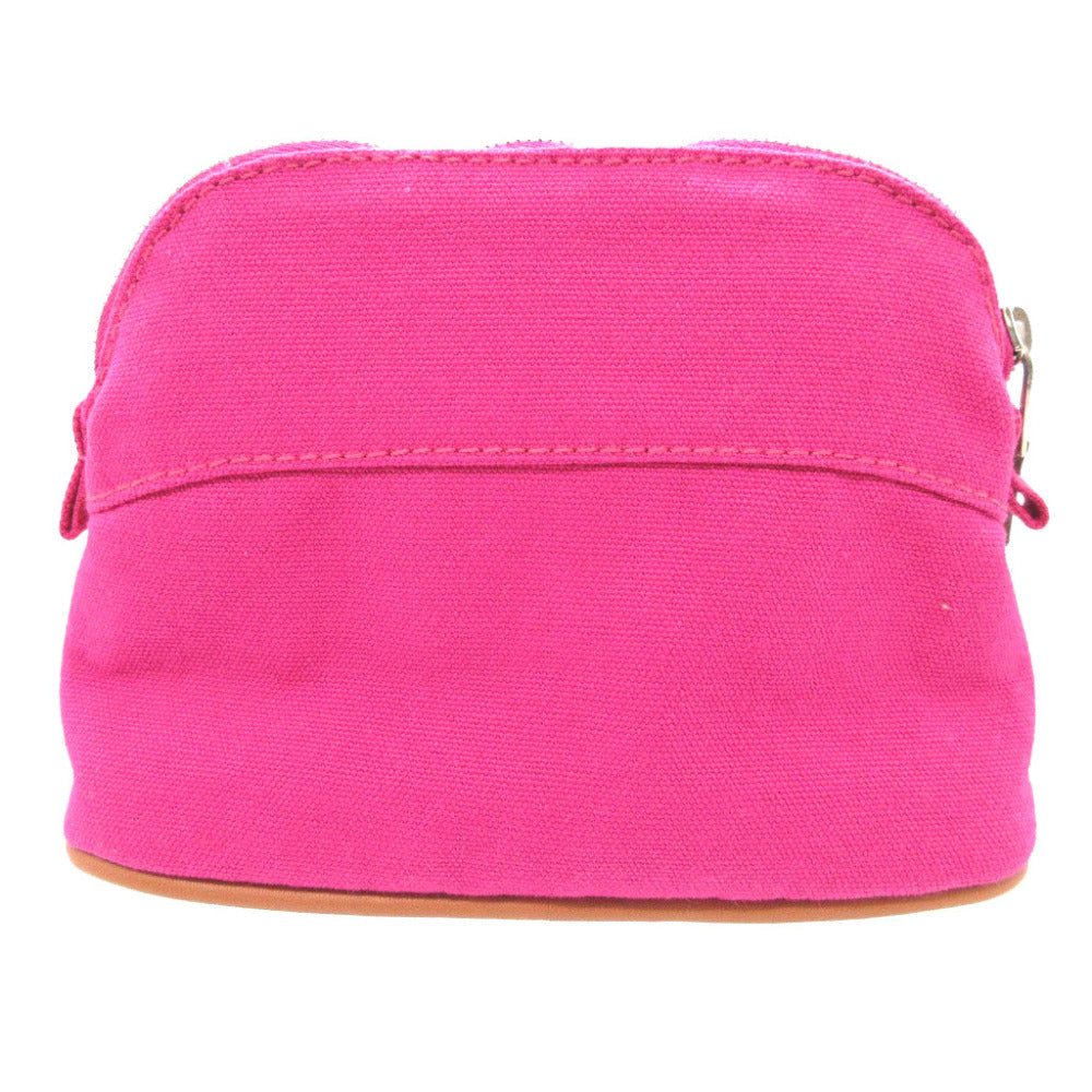Hermes Pouch Canvas Fusha Pink Bolide Mini Mini Women