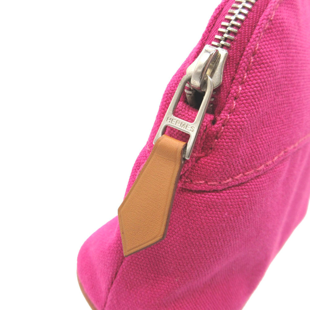 Hermes Pouch Canvas Fusha Pink Bolide Mini Mini Women
