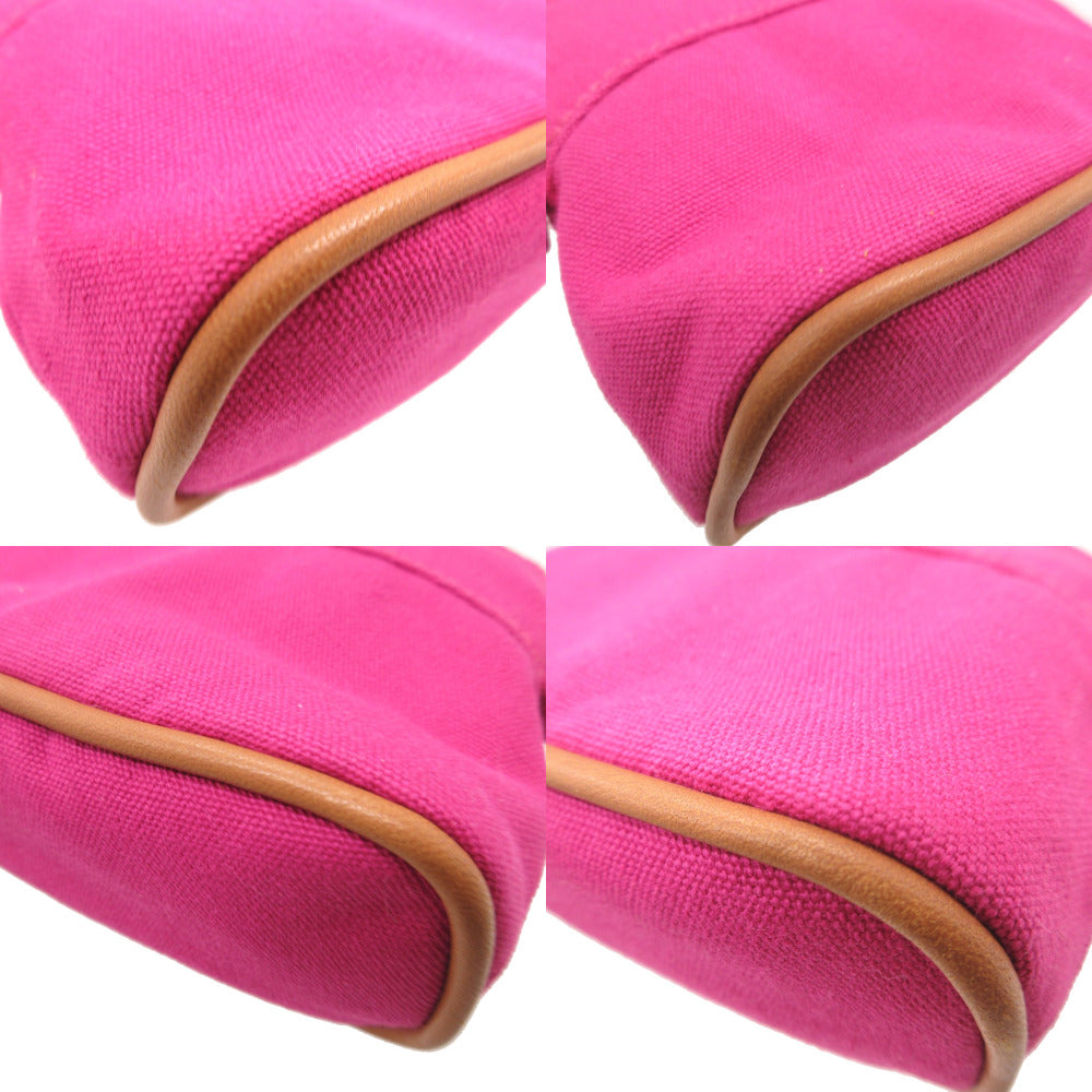 Hermes Pouch Canvas Fusha Pink Bolide Mini Mini Women