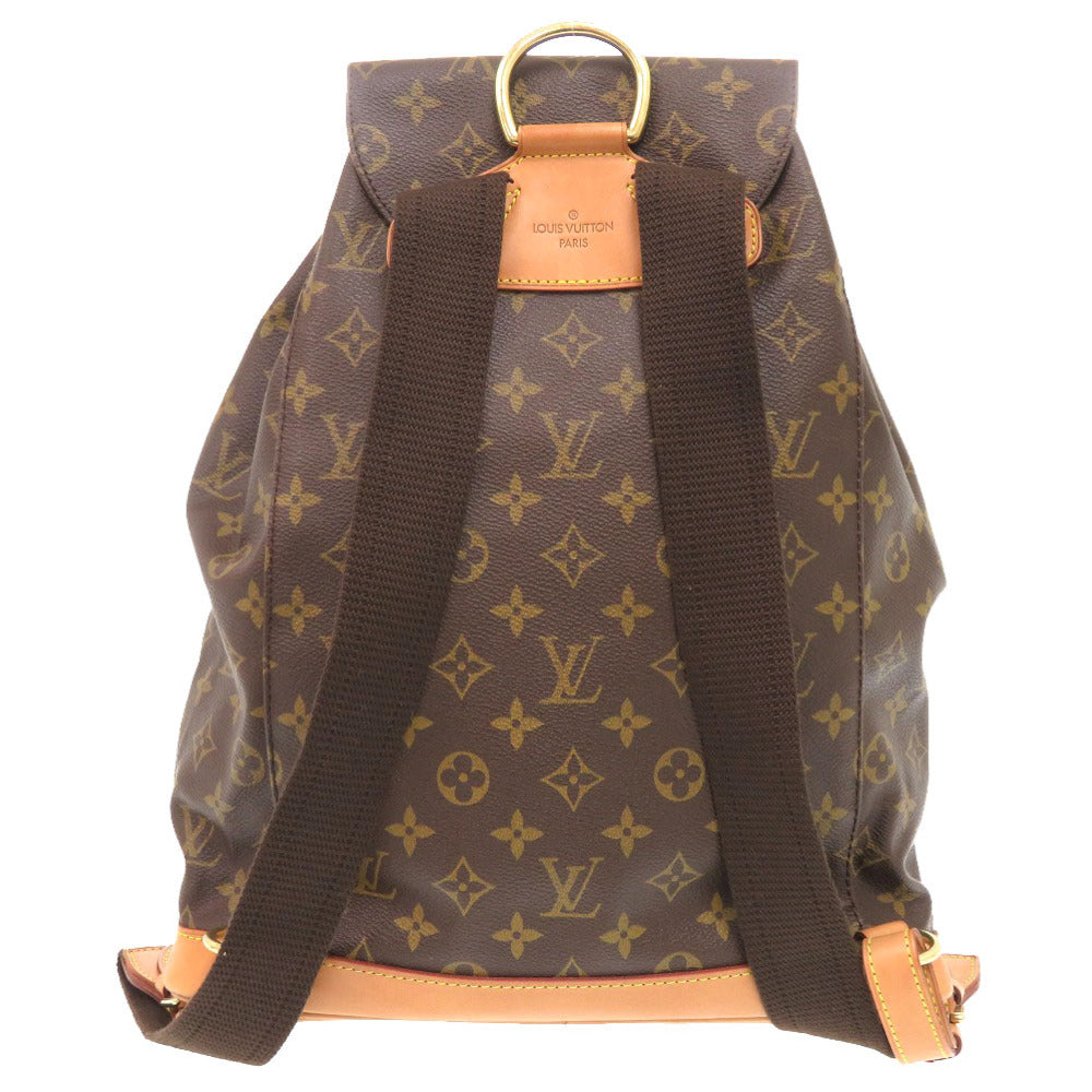 Louis Vuitton Backpack M51135 Monogram Canvas Brown Monogram Montsourisgm Women