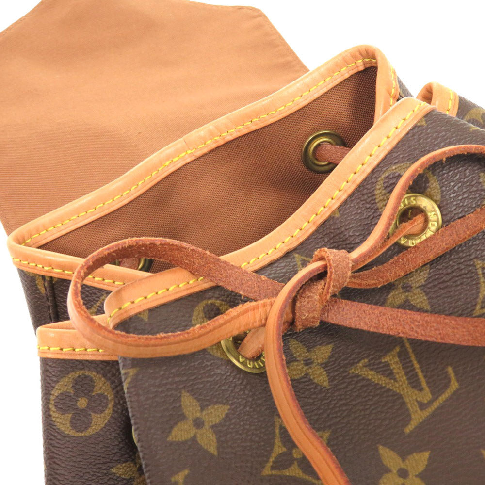 Louis Vuitton Backpack M51135 Monogram Canvas Brown Monogram Montsourisgm Women