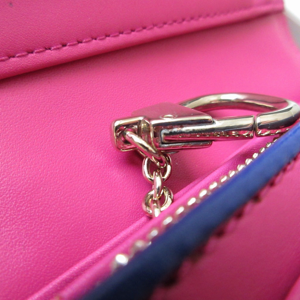 Paul Smith Bifold Wallet Leather Pink Compact Wallet Women