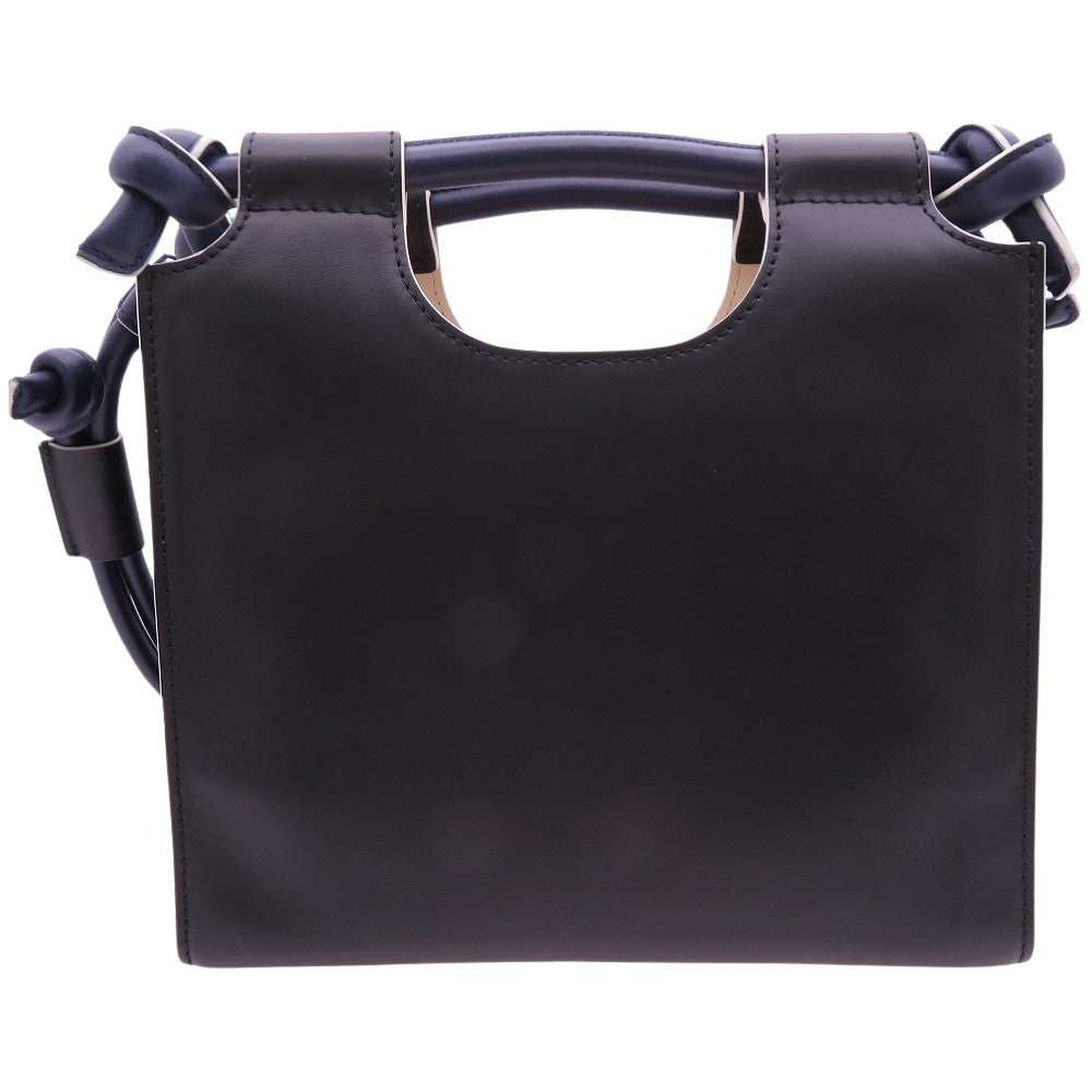 Marni Shoulder Bag Bmmp0055Q0 Leather Black Marcel Knot Tube Knot Women